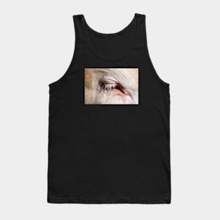 Cow eye / Swiss Artwork Photography Tank Top